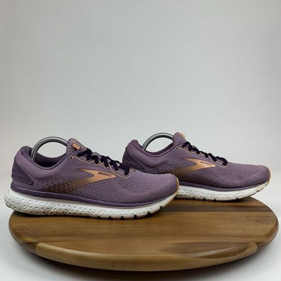 Womens Brooks Glycerin 18 Purple Athletic Running Comfort Sneakers Shoes Size 11 - Picture 1 of 11